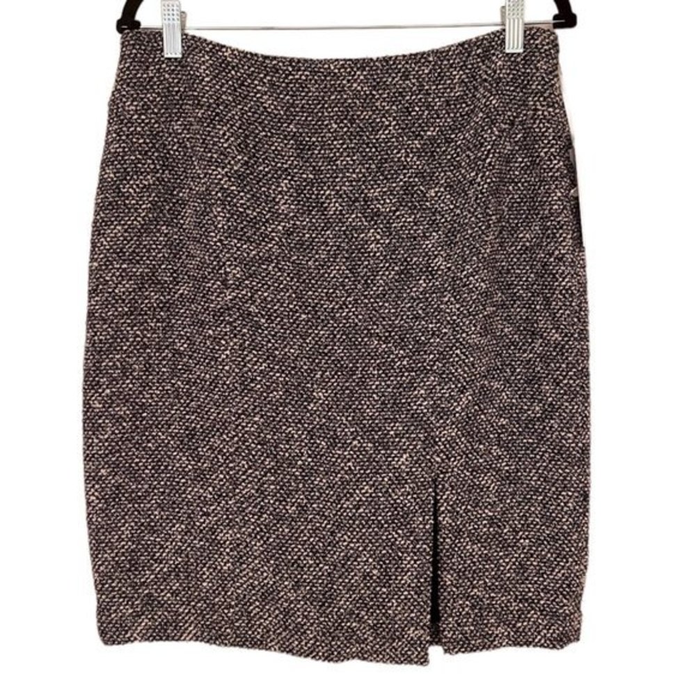 Women's NWT‎ Emerson Rose Blue/White Metallic Textured Skirt 10